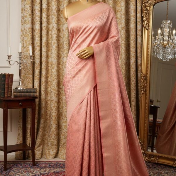 baby-pink-self-work-silk-saree